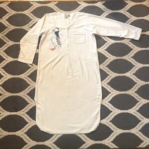 Vintage 80s L.L. Bean Flannel Puffin Nightgown